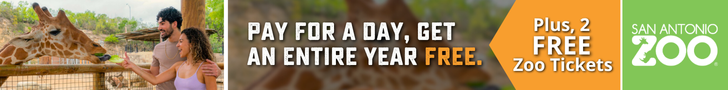 San Antonio Zoo Pay for a Day Get a Year Free
