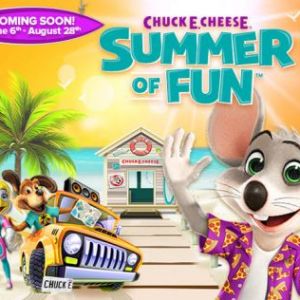 Chuck E Cheese Summer Fun Pass