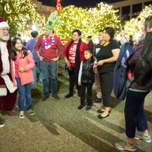 11/26-12/24 - Travis Park Storytime with Santa Saturdays