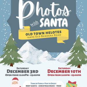 12/03 and 12/10 Helotes Photos with Santa
