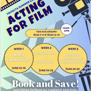 Trifecta Summer Camp "Acting For Film"
