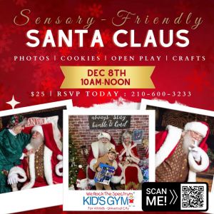 12/08 - Sensory Friendly Santa at We Rock The Spectrum