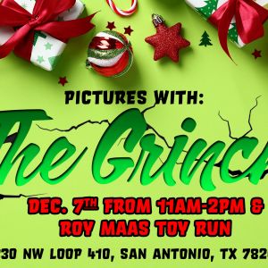 12/07 - Pictures with the Grinch at Caliente Harley-Davidson