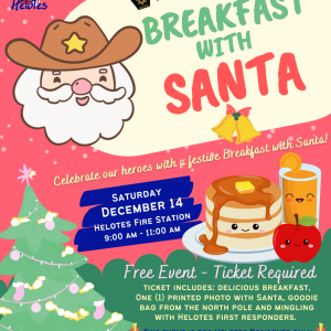 12/14 - City of Helotes First Responders Breakfast with Santa