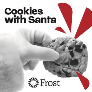 12/05 Cookies With Santa at Frost Bank Boerne