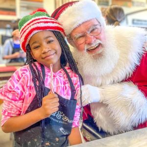 12/08 Cookies with Santa Family Workshop at Board & Brush Alamo Ranch