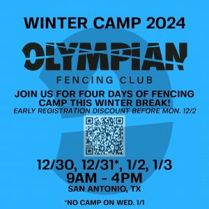 Olympian Fencing Club Winter Break Camp