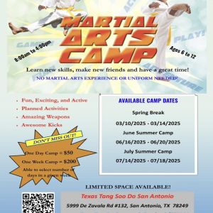 Texas Tang Soo Do - Spring Break Camp