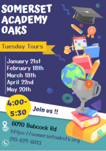 01/21-05/20 Somerset Academy Oaks - Tuesday Tours