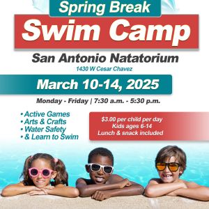 San Antonio Natatorium - Spring Break Swim Camp