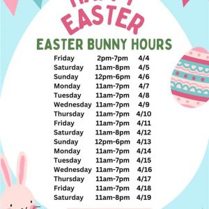 04/04-04/19 Rolling Oaks Mall Easter Bunny Photos