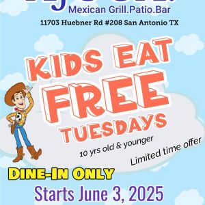 Ajuua Mexican Grill - Kids Eat Free