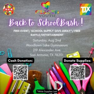 08/02 Fiesta Youth - Back to School Bash at Woodlawn Park Gymnasium