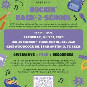 07/12 BCFS Health and Human Services -  Rockin' Back-2-School Bash