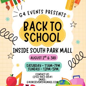 08/02 - 08/03 South Park Mall - Back to School Market