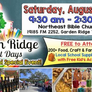 08/09 Garden Ridge Market Days- Back to School Event