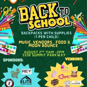 08/02 Back to School Event at REV Mortgage