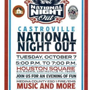 10/07 Castroville National Night Out in Houston Square