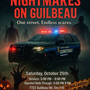 10/25 Bexar County Constable Office Precinct 2 - Nightmares on Guilbeau
