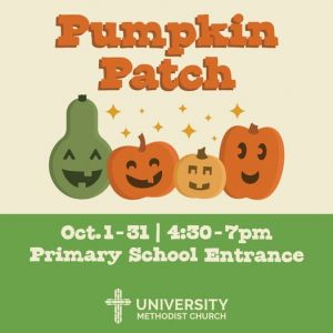 10/01 - 10/31 University UMC - Pumpkin Patch