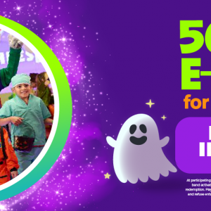 10/01 -10/31 Chuck E. Cheese Halloween Boo-tacular