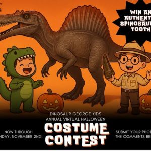 10/20 - 11/02 Dinosaur George - Kids' Virtual Halloween Costume Contest