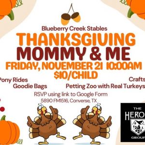 11/21 Blueberry Creek Stables - Thanksgiving Mommy and Me