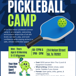 Texas Pickleball Center Kids Camp