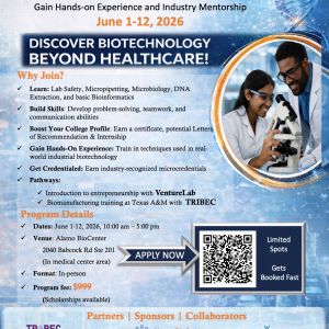 High School Biotech Summer Bootcamp Jun 1-12