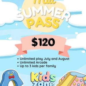 07/01 - 08/31 Kids Zone Boerne - Mid-Summer Pass