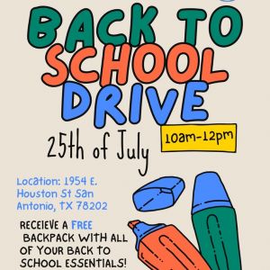 07/25 Housing Authority of Bexar County - Back to School Supply Drive