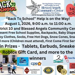 08/01 Blessed Angels Community Center - Back to School Event