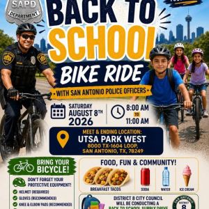 08/08 Prue SAFFE Unit - Back to School Bike Ride & Backpack Giveaway