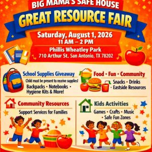 08/01 Big Mama's Safe House - Back to School Community Event at Wheatley Park
