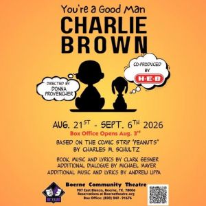 08/21 - 09/06 Boerne Community Theatre - You’re A Good Man Charlie Brown