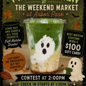 10/17 & 10/18 Matchaween at The Weekend Market at Arbor Park