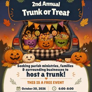 10/30 St. Paul Catholic Church - Trunk or Treat