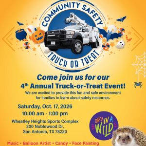 10/17 CPS Energy Truck or Treat at Wheatley Heights Sports Complex