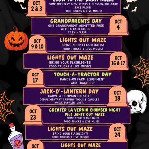 10/02 - 11/01 La Vernia Circle N Corn Maze and Pumpkin Patch