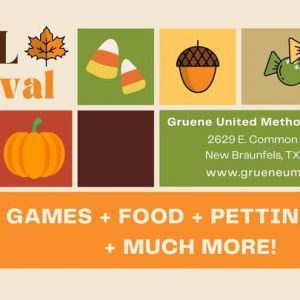 10/17 Gruene UMC - Fall Festival