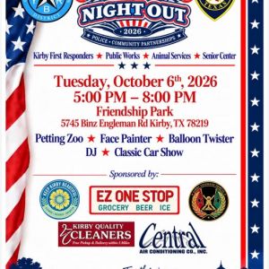 10/06 City of Kirby - National Night Out at Friendship Park