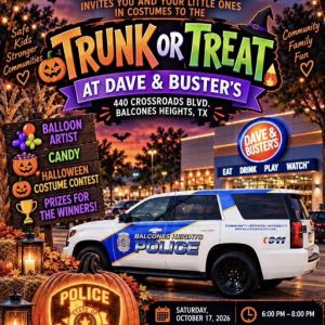 10/17 Balcones Heights PD - Trunk or Treat