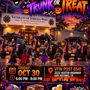 10/30 VFW Post 8541 - Trunk or Treat