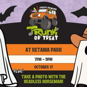 10/17 Creepy Crawlers Trunk or Treat at Retama Park