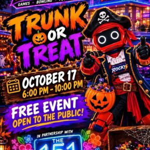 10/17 The 151 Market - Trunk or Treat at Rush Maxx Fun Park