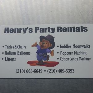 Henry's Party Rentals